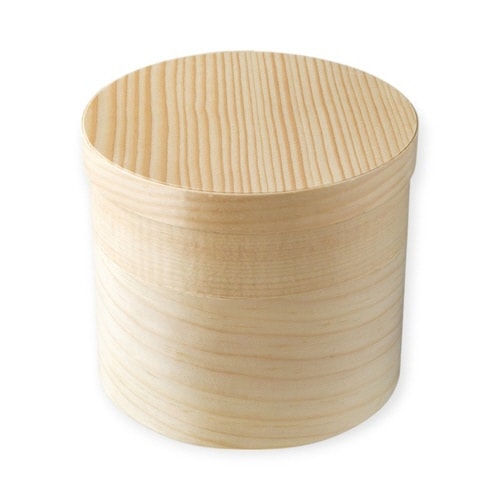 木製容器経木ワッパ 2段丸12アサヒグリーン×20