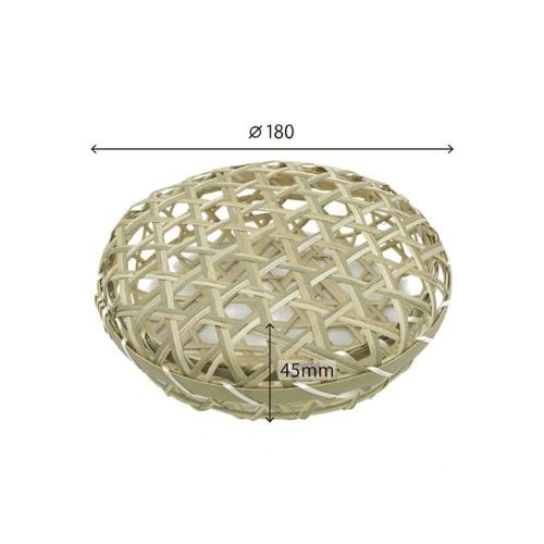 竹かご2色丸篭被せフタ付G アサヒグリーン×100