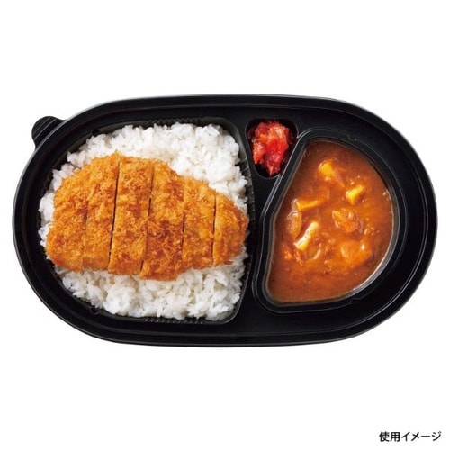 カレー容器T−95−55本体黒(カレー用)×12