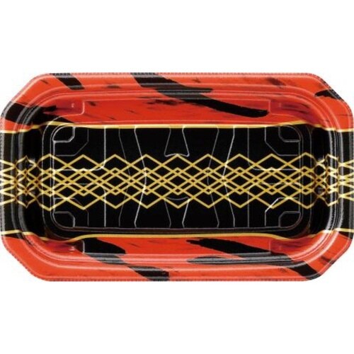 惣菜容器 MFPパシオ19−11 チア黒赤×20