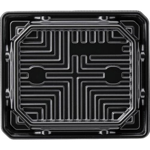 刺身容器 涼角 20−17 黒 エフピコ×12