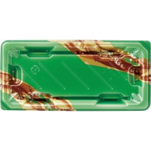 寿司容器 麗角 1−4 うるわし緑 エフピコ×18