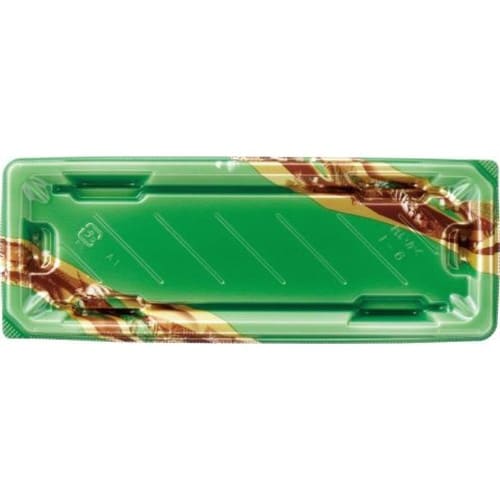 寿司容器 麗角 1−6 うるわし緑 エフピコ×12