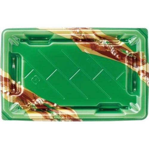 寿司容器 麗角 2−4 うるわし緑 エフピコ×12