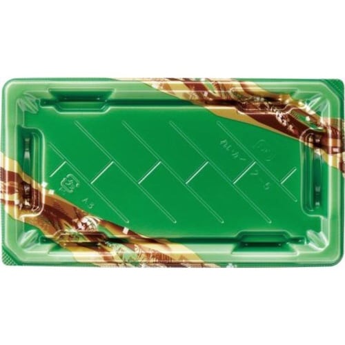 寿司容器 麗角 2−5 うるわし緑 エフピコ×12