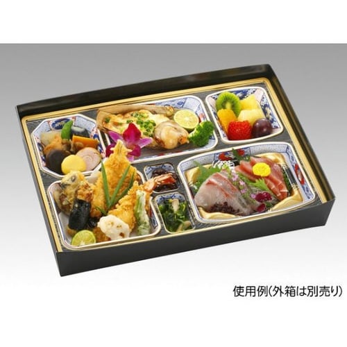 料亭中仕切120−90−A 古伊万里×6
