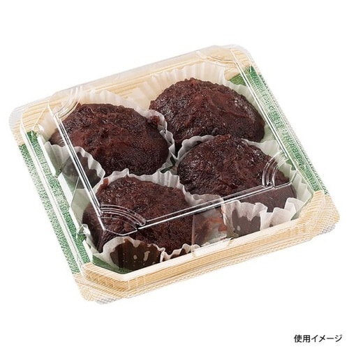 和菓子向けフードパックAPW−4−3木目葉×20