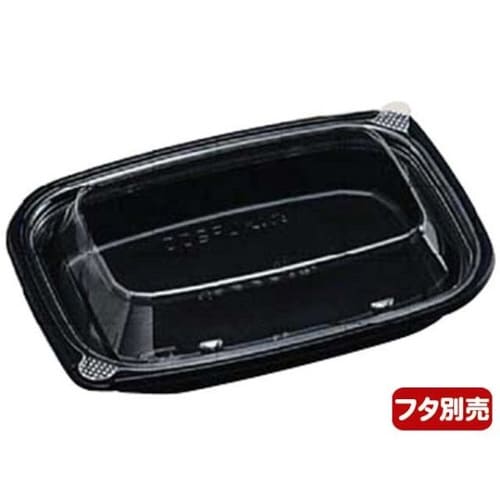 惣菜容器グルメLP150黒本体チューパ×12