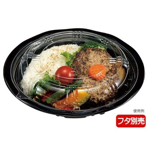 どんぶり容器CY−丼大N黒本体チューパ×12