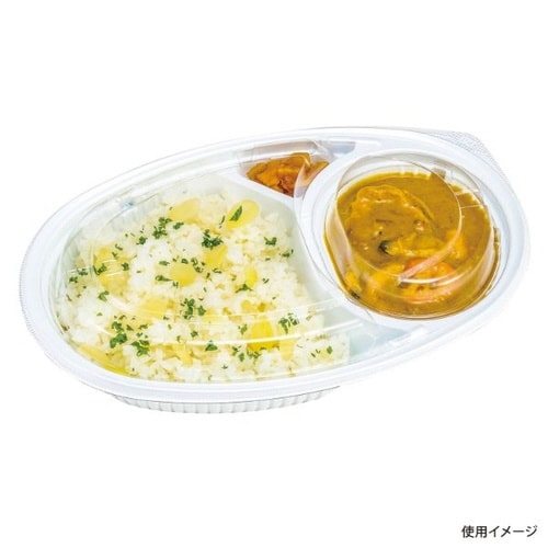 弁当容器MS−213白本体エフピコチューパ×12