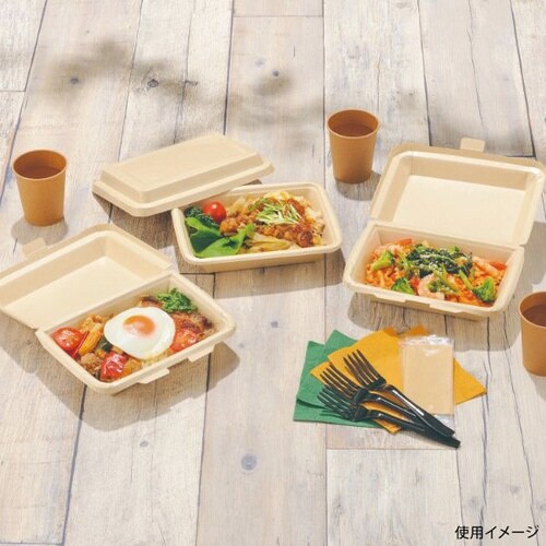 どんぶり容器 紙デリ 角丼 19−15 本体×12