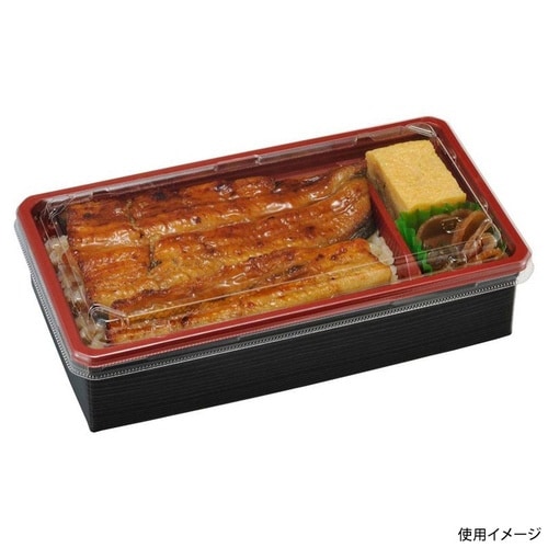 どんぶり容器紙折FIT−302内装うるし赤×12
