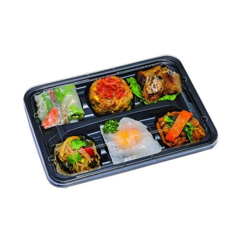 弁当容器CR−1−2黒本体エフピコチューパ×12