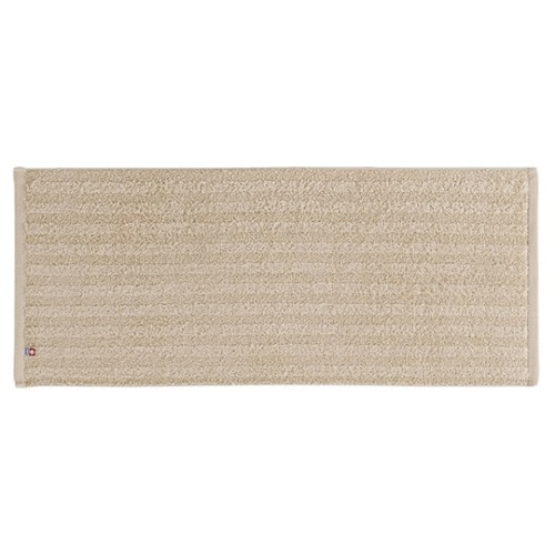 縞彩Shimaーiroフェイスタオルベージュ×10