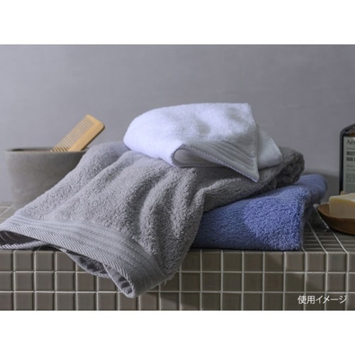大判バスタオル No.4 シルバーグレー×6