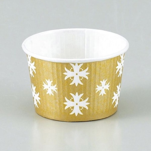 ケーキカップ プリーツカップ43F 金×20