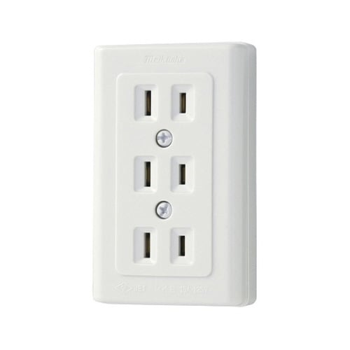 A−54H(W) 薄型トリプルコンセント