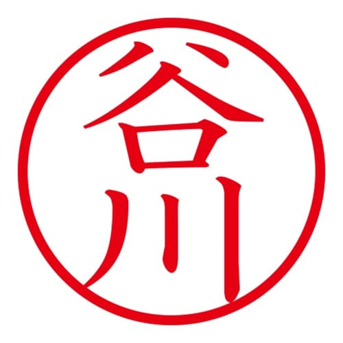 印鑑 ネーム印 ネームキューブ グリーン 谷川
