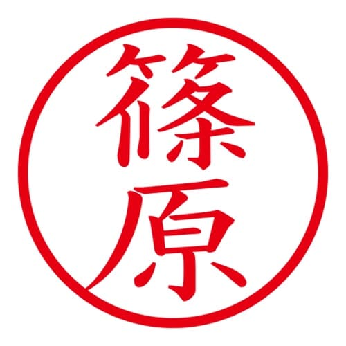 印鑑 ネーム印 ネームキューブ グリーン 篠原