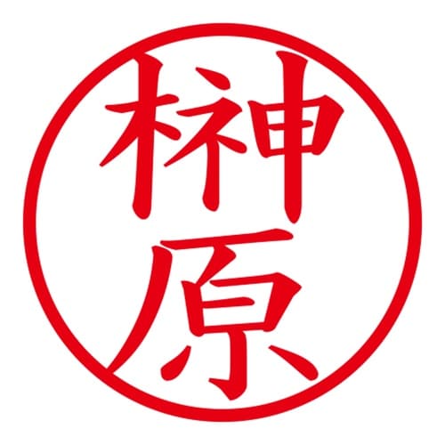 印鑑 ネーム印 ネームキューブ ピンク 榊原