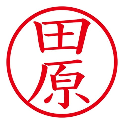 印鑑 ネーム印 ネームキューブ ピンク 田原