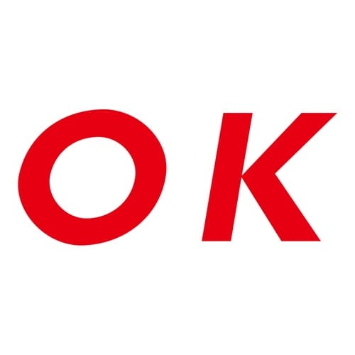 印鑑 英語 オーケー(赤) 回転印