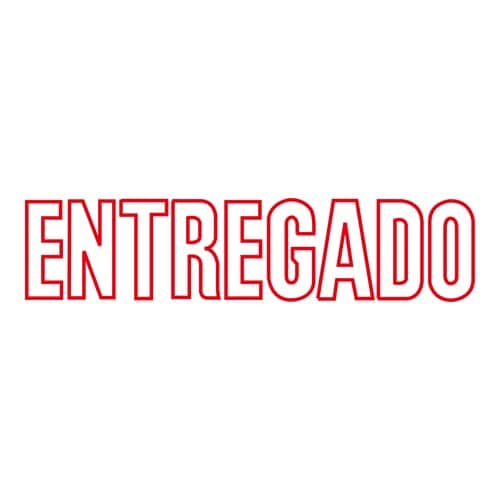 印鑑 スペイン語 配信 (赤) 回転印
