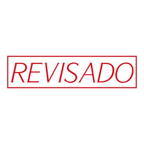 印鑑 スペイン語 改訂 (赤) 回転印