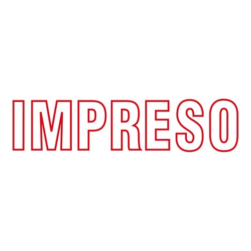 印鑑 スペイン語 印刷 (赤) 回転印