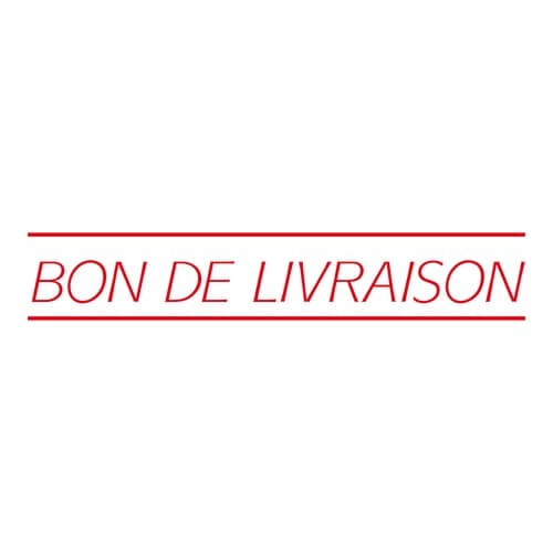 印鑑 フランス語 配信 (赤) 回転印