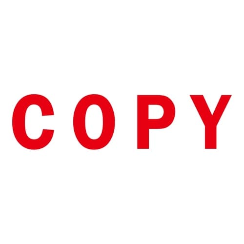 印鑑 ビジネスゴム印 COPY 回転印