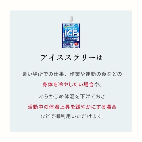 熱中対策水アイススラリー サイダー味 120g