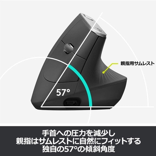無線エルゴノミックマウス MXV1S