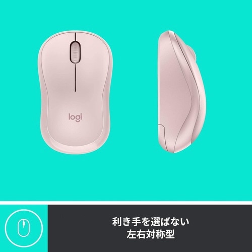 ワイヤレス静音マウス M221 ローズ