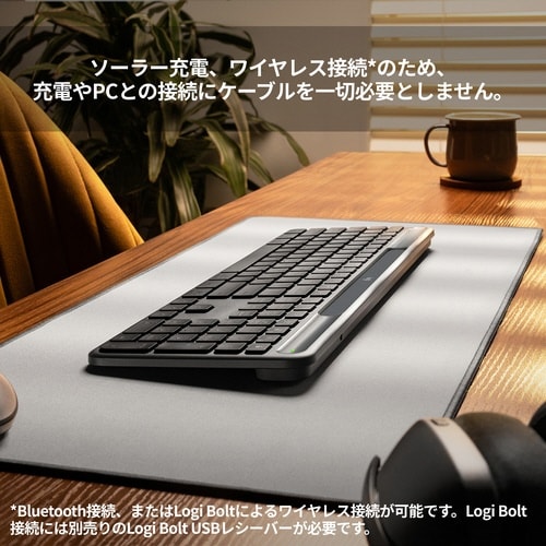 K980GR ソーラー充電ワイヤレスキーボード