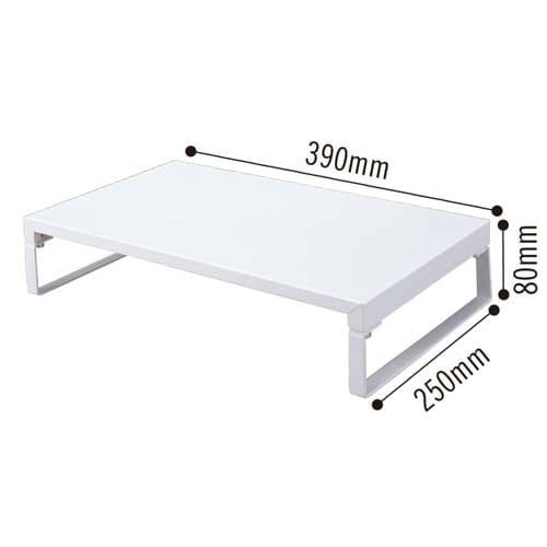 机上台 幅390mm 白 10セット