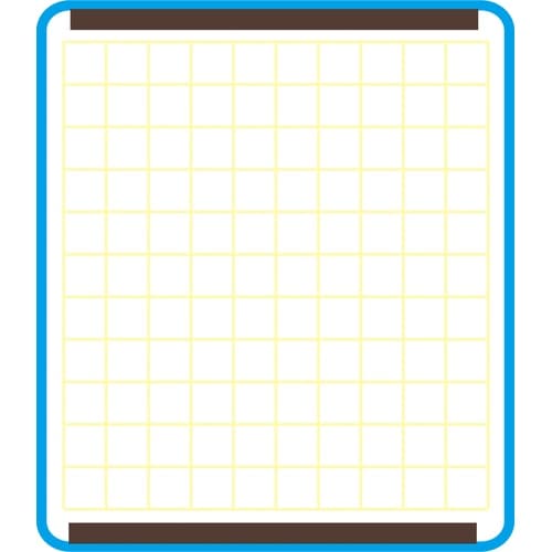 発表ボードカラーフレーム5枚組両面暗線入りBL