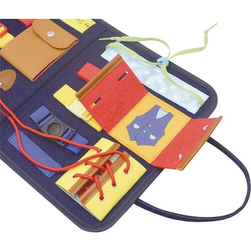 留め具14種の練習バッグ