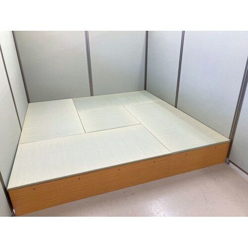 高床式ユニット畳イ草表へりなしLBR80×160