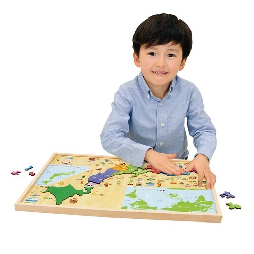木製パズル日本地図