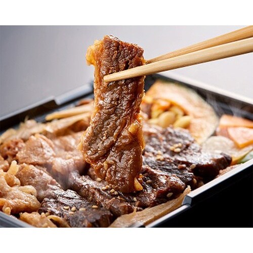 駅弁牛ハラミ焼肉と牛カルビ焼肉弁当1食×3個
