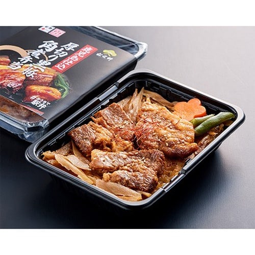 松栄軒 駅弁 国産米使用 厚切り黒豚角煮弁当 1食