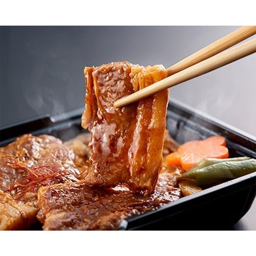 松栄軒 駅弁 国産米使用 厚切り黒豚角煮弁当 1食