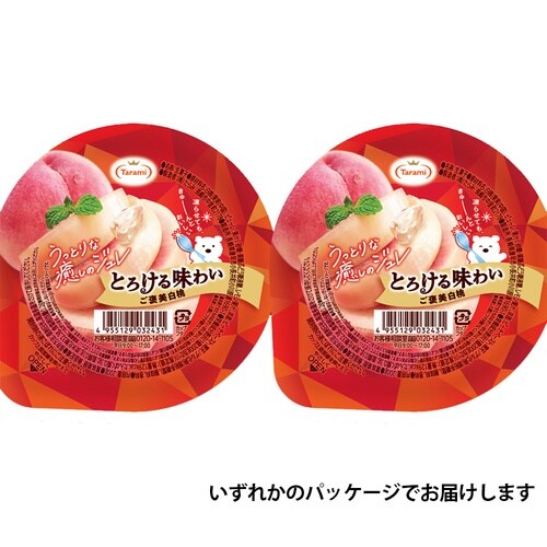 たらみ とろける味わい ご褒美白桃 200g×18