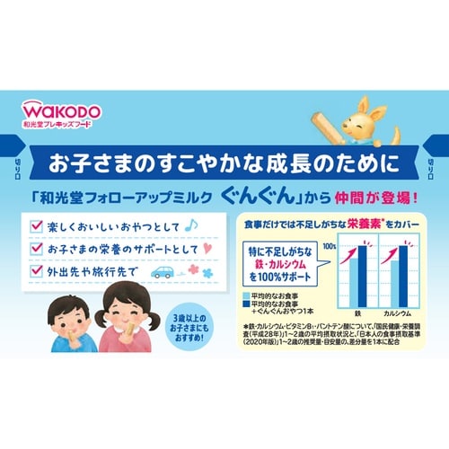アサヒグループ食品 ぐんぐんおやつ 栄養サポートバ