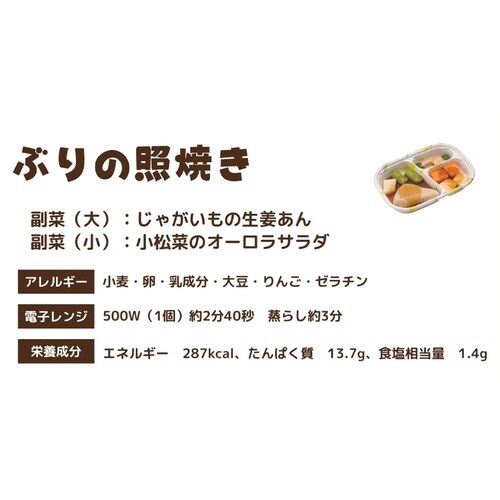 マルハニチロ やさしいおかずセット昼・夜のムース食