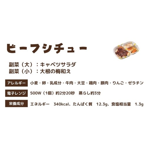 マルハニチロ やさしいおかずセット昼・夜のムース食