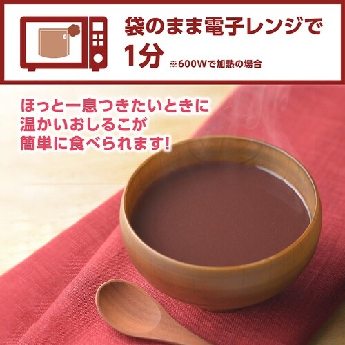 井村屋 レンジで簡単おしるこ 150g