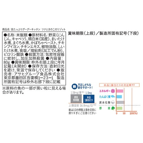 和光堂 具たっぷりグーグーキッチン ツナときのこの