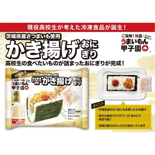 日本アクセス 茨城県産さつまいも使用 かき揚げおに